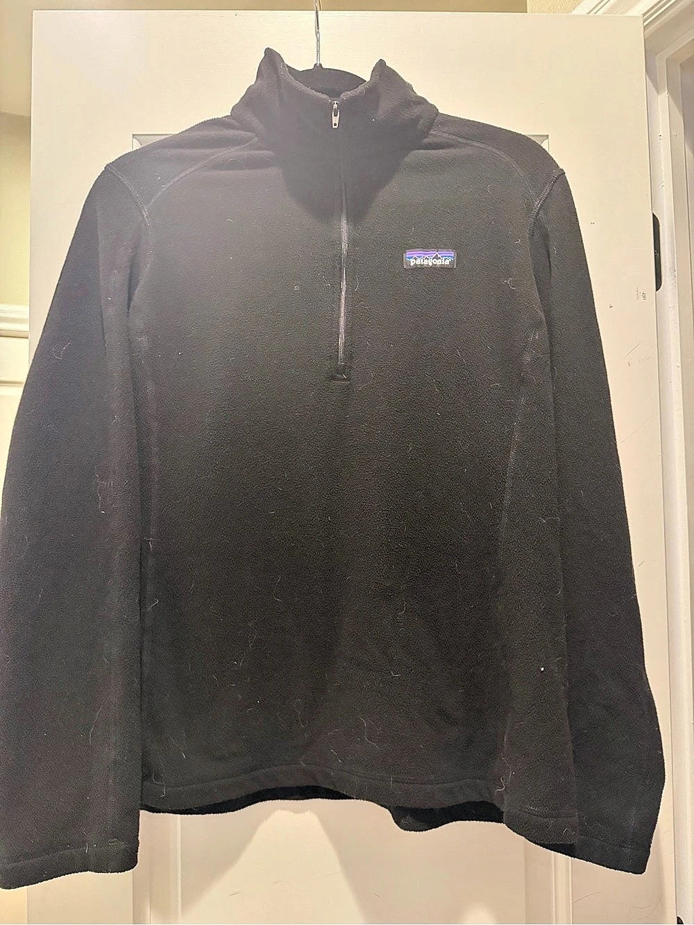 Patagonia Micro D 1/4-Zip Fleece Pullover Black